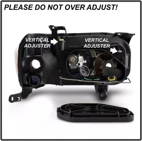 Pair Headlights Assembly DOT Approved For 2008-2012 Ford Escape Limited XLS XLT SUV Replacement Headlamps Driver and Psaaenger Side Chrome Housing Amber Side in Kuwait