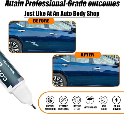 kh3 Black sbosidian/super black touch paint ل nissan ، و Car Paint Pen Scratch Repair اثنتين في واحد in Saudi Arabia