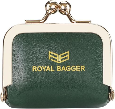 Small Size, Retro Genuine Leather Mini Kiss Lock Coin Purse – Women's Jewelry Box for Earrings, Rings & More 3894 (Rose) in Saudi Arabia