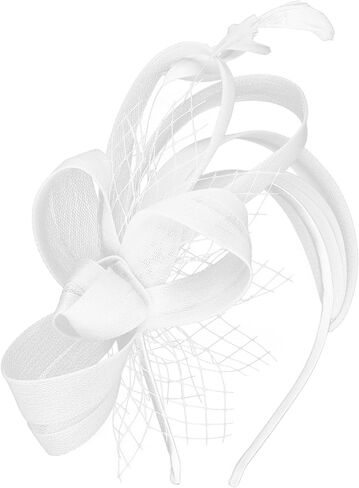 Fascinators Hats for Women 2026 Fascinator Headband Tea Party Hat Derby Hats for Cocktail, Wedding, Fancy Dress Party in Saudi Arabia