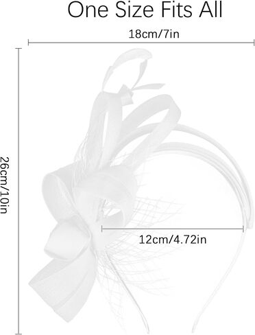 Fascinators Hats for Women 2026 Fascinator Headband Tea Party Hat Derby Hats for Cocktail, Wedding, Fancy Dress Party in Saudi Arabia