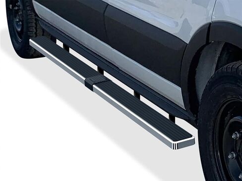 APS Premium 6in Stainless Steel Black Running Boards Compatible with Ford Transit 2015-2025 Full Size Van 3-Door (Exclude 2022-2025 E-Transit) (Nerf Bars Side Steps Side Bars) in Saudi Arabia
