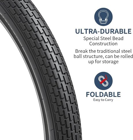 YUNSCM 2-PCS 26" Bike Tires 26 x 2.125/57-559 and 26" Bike Tubes Schrader Valve Compatible with 26x2.10 26x2.125 Bike Bicycle Tires and Tubes (Y-1145) in Saudi Arabia