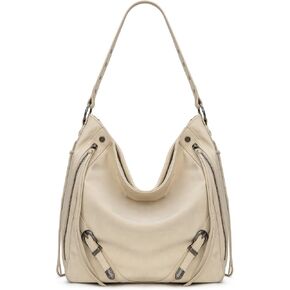 Wrangler Large Hobo Purses and Handbags for Women with Buckle and Fringe Zipper Faux Suede Shoulder Bag in Saudi Arabia