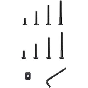 32 مجموعة من مسامير إطار سرير الأطفال، مجموعة استبدال أدوات براغي سرير الأطفال - M6x12mm/16mm/25mm/35mm/45mm/55mm/65mm/75mm عرافة غطاء محرك المقبس مسامير صواميل الأسطوانة. (فضي) in Kuwait