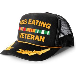 Parody Veteran Hat, Funny Veteran, Funny Trucker Hat, Hats for Men, Hats for Women, Party Hat, Vintage Trucker, Gifts for Him in Saudi Arabia