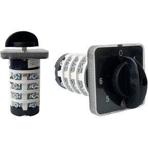 Electric HZ5B-20/4 Control Switch 4 Knots 20A 0-6 Position Universal Changeover Rotary cam Switch interruptor in Saudi Arabia