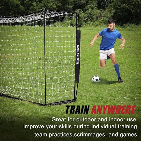 Soccer Goal,Soccer Net,Soccer Goals for Backyard,with Bow Frame,Collapsible Metal Base and Agility Ladder in Saudi Arabia