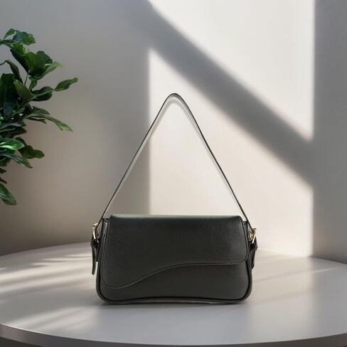 حقيبة الكتف Barabum للنساء ، Y2K محفظة عصرية نباتي جلد الأشرار ، حقيبة سرج القابض مع 2 أحزمة قابلة للإزالة in Kuwait