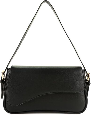 حقيبة الكتف Barabum للنساء ، Y2K محفظة عصرية نباتي جلد الأشرار ، حقيبة سرج القابض مع 2 أحزمة قابلة للإزالة in Kuwait