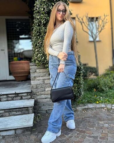 حقيبة الكتف Barabum للنساء ، Y2K محفظة عصرية نباتي جلد الأشرار ، حقيبة سرج القابض مع 2 أحزمة قابلة للإزالة in Kuwait