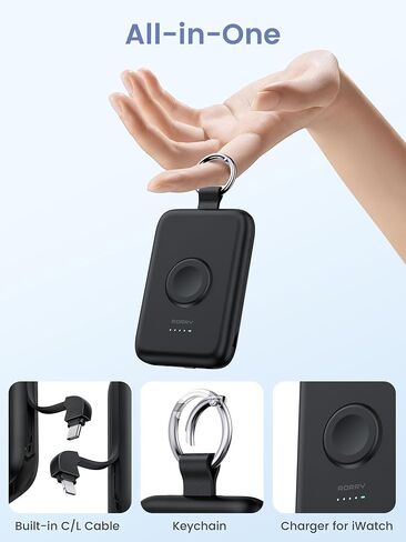 RORRY CharmGo Portable Charger, 10000mAh 20W Fast Charging Power Bank in Kuwait