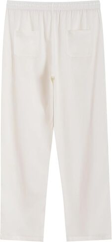 Latuza Men's 34"/36" Inseam Tall Linen Pants Relaxed Fit Casual Pants in Saudi Arabia