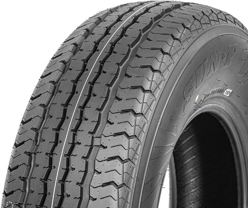 SunF HaulPro Set of 4 Radial Trailer Tires ST205/75R14, Load Range D w/Scuff Guard, 8 Ply in Saudi Arabia