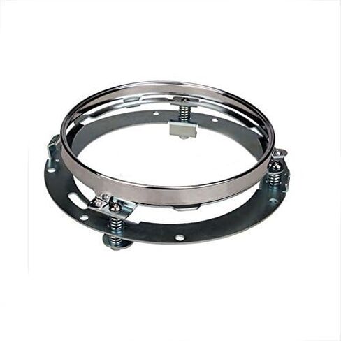 مصابيح Eagle Lights 7 بوصة Harley LED مع مصابيح بقعة متطابقة في كروم ، تي شيرت خاتم محول مجاني - 2013 و Harley Touring الأقدم (Glide Street ، Ultra Classic والمزيد) (Chrome) (Chrome) in Kuwait