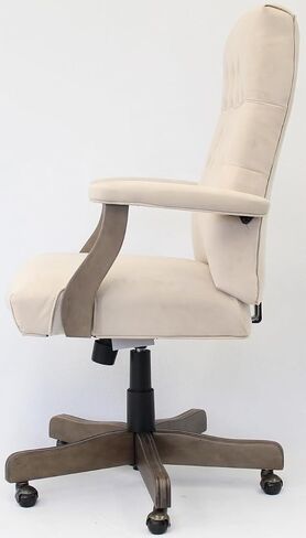 Boss Classic Executive Oxblood Vinyl Chair With Mahogany Finish Frame in Kuwait