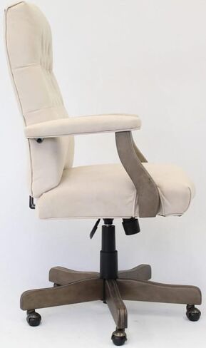 Boss Classic Executive Oxblood Vinyl Chair With Mahogany Finish Frame in Kuwait