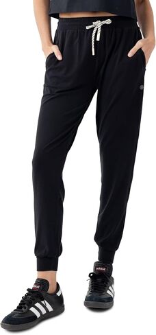 Cozy Earth Women's Studio Jogger Pants – Mid-Rise Lightweight Athletic Joggers with Pockets – Modal Activewear for Women in Kuwait