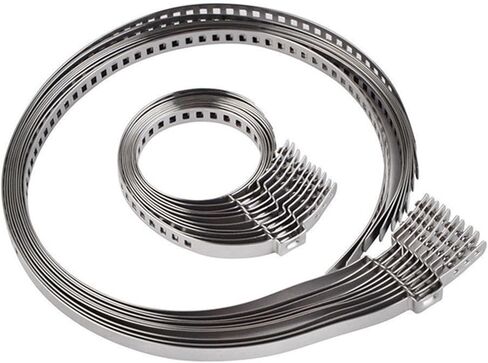 CV Boot Clamp, Stainless Steel Universal Adjustable Stainless Steel Drive Shaft CV Boot Clamp (10pcs Small+10pcs Large) in Saudi Arabia
