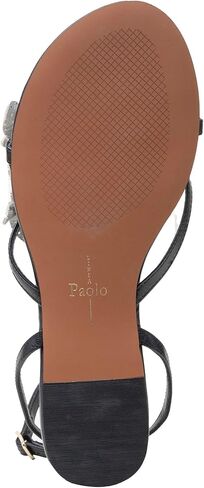 Linea Paolo - Lucia - زهرة نسائية مزينة من الصنادل الجلدية المسطحة in Saudi Arabia