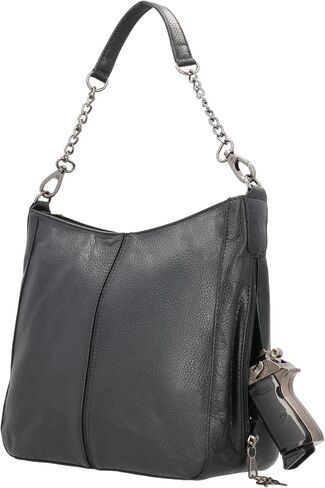 حقيبة يد Ava Leather Hobo مع الحافظات العالمية وجيب قفل in Saudi Arabia