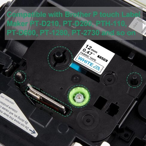 4 Pack Hehua Compatible with Brother TZe-FA231 TZeFA231 Fabric Label Tape in Kuwait