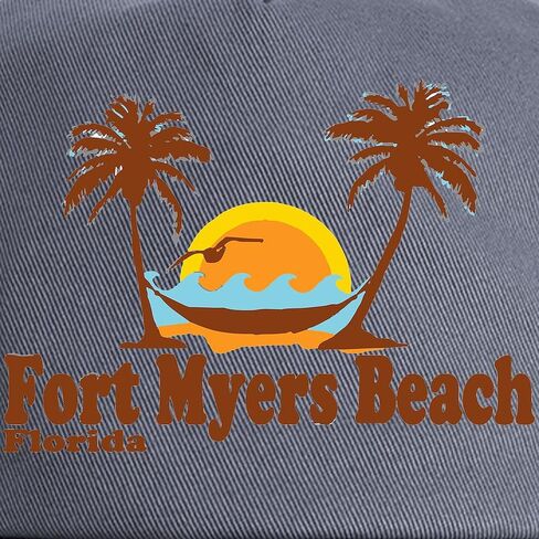 Cafepress Fort Myers Palm Trees Design. غطاء البيسبول القابل للتعديل in Kuwait