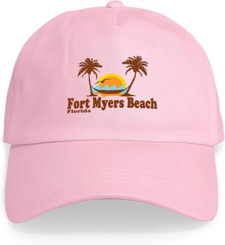Cafepress Fort Myers Palm Trees Design. غطاء البيسبول القابل للتعديل in Kuwait