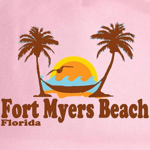 Cafepress Fort Myers Palm Trees Design. غطاء البيسبول القابل للتعديل in Kuwait
