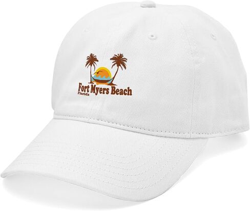 Cafepress Fort Myers Palm Trees Design. غطاء البيسبول القابل للتعديل in Kuwait