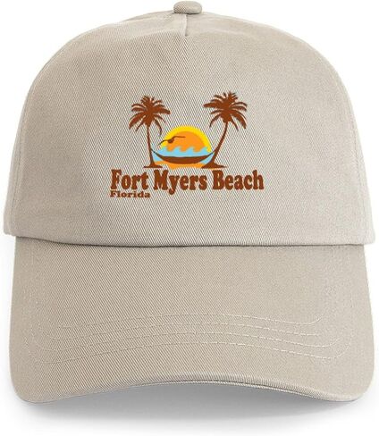 Cafepress Fort Myers Palm Trees Design. غطاء البيسبول القابل للتعديل in Kuwait