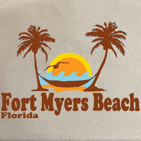 Cafepress Fort Myers Palm Trees Design. غطاء البيسبول القابل للتعديل in Kuwait
