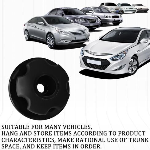 4PCS Cargo Net Hooks Screws of Trunk Net for SUV Small Cargo Net Clips, Rear Trunk Clip Self-Tapping Drill Hooks Ring Loop of Trunk Network Tie Down Storage Organizer Hanging Fastener(Hook) in Saudi Arabia