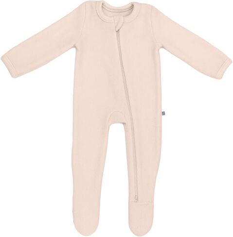 Soft Stretchy Fleece Dual Zipper Footie, Footed Rompers, Sleep N' Play for Infant baby and Toddler in Saudi Arabia