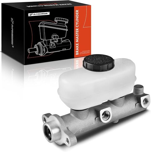 A-Premium Brake Master Cylinder مع خزان و CAP متوافق مع مركبات Ford-Bronco 1987-1996 ، F-150 1987-2003 ، F-150 Heritage 2004 ، F-250 1987-1993 ، E-150 Econoline ، E-250 Econoline in Saudi Arabia