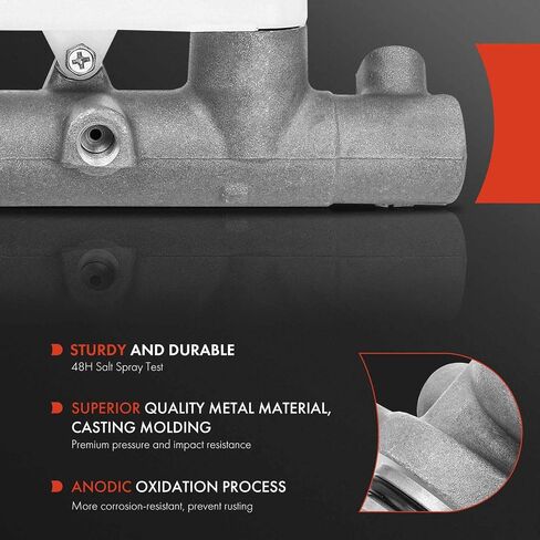 A-Premium Brake Master Cylinder مع خزان و CAP متوافق مع مركبات Ford-Bronco 1987-1996 ، F-150 1987-2003 ، F-150 Heritage 2004 ، F-250 1987-1993 ، E-150 Econoline ، E-250 Econoline in Saudi Arabia