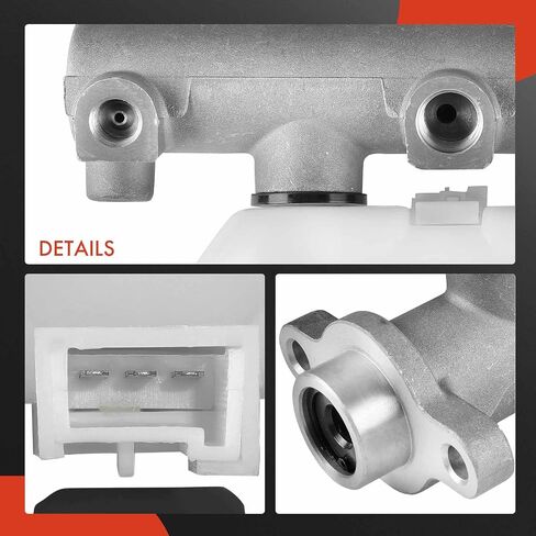 A-Premium Brake Master Cylinder مع خزان و CAP متوافق مع مركبات Ford-Bronco 1987-1996 ، F-150 1987-2003 ، F-150 Heritage 2004 ، F-250 1987-1993 ، E-150 Econoline ، E-250 Econoline in Saudi Arabia
