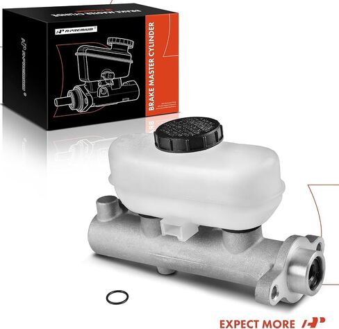 A-Premium Brake Master Cylinder مع خزان و CAP متوافق مع مركبات Ford-Bronco 1987-1996 ، F-150 1987-2003 ، F-150 Heritage 2004 ، F-250 1987-1993 ، E-150 Econoline ، E-250 Econoline in Saudi Arabia