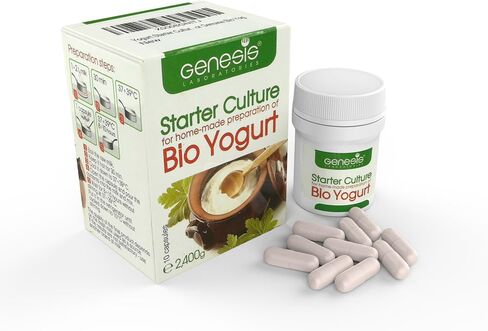 Bulgarian Yogurt Starter Culture Natural Probiotic Yogurt Culture Starter Homemade Yoghurt Starter up to 50 Liters Lactobacillus bulgaricus 10 sachets in Saudi Arabia
