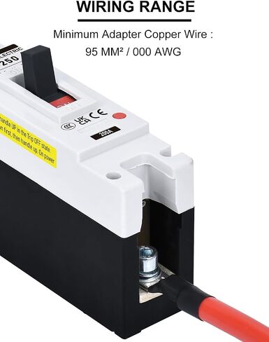 DIHOOL 100 Amp Battery DC Disconnect Switch, DC Breaker for Main Power Station, UPS,Solar in Saudi Arabia