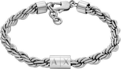 سوار ستانلس ستيل ذهبي اللون للرجال من ارماني اكستشينج (موديل: AXG0138710) in Saudi Arabia
