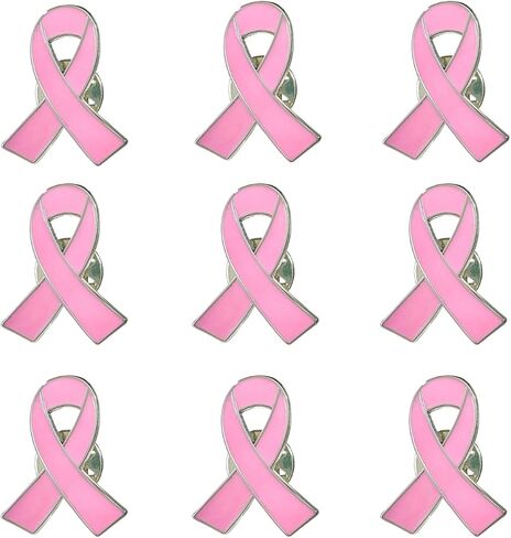 Breast Cancer Awareness Pins Breast Cancer Awareness Accessories Pink Hope Ribbon Enamel Brooch Survivor Charity Event Pink Ribbon Lapel Pins for Women in Saudi Arabia