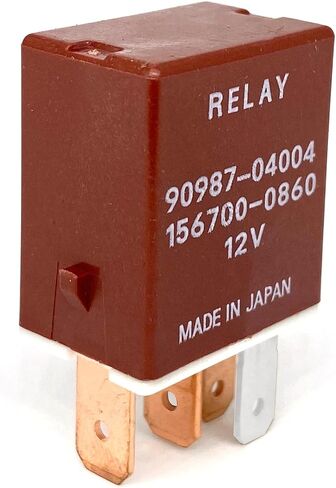 3-Pack 90987-04004 & 156700-0860 Relay - 40A 12VDC 5-Pin SPDT Automotive Relay - Compatible with Select Toyota Camry, RAV4, Corolla Vehicles - Fixes Fuel Pump, Cooling Fan & P0660/P0113 Errors in Saudi Arabia