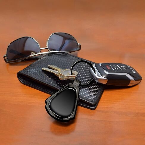 for Lincoln Aviator Black Dome Metal Teardrop Key Chain in Kuwait