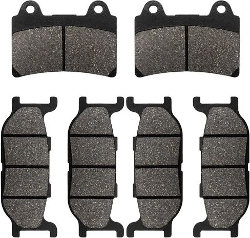 ZICOO Front & Rear Brake Pads for Yamaha RoadStar 1600 XV1600 Midnight Star, RoadStar XV1600 Silverado, Royal Star 1300 XVZ1300 1999-2013, RoyalStar Midnight Venture Tour Deluxe in Saudi Arabia