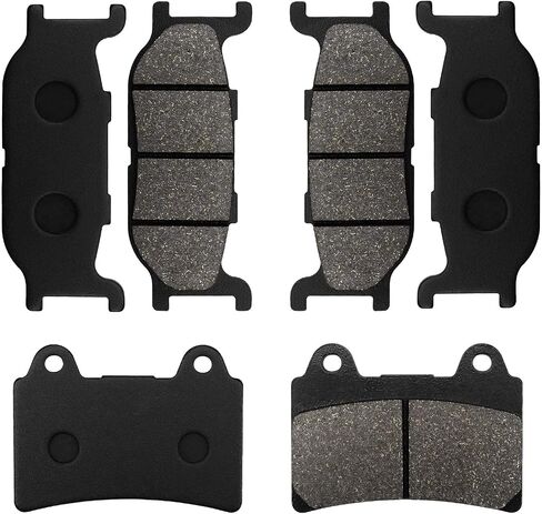ZICOO Front & Rear Brake Pads for Yamaha RoadStar 1600 XV1600 Midnight Star, RoadStar XV1600 Silverado, Royal Star 1300 XVZ1300 1999-2013, RoyalStar Midnight Venture Tour Deluxe in Saudi Arabia