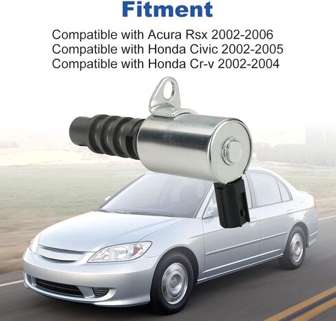 متغير المحرك توقيت توقيت VVT الملف اللولبي متوافق مع 2002-2006 Acura RSX Honda Civic CR-V L4 2.0L 2.4L استبدال 918-070 15830PNA003 15830PNB003 التحكم في الزيت OCV in Saudi Arabia