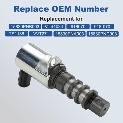 متغير المحرك توقيت توقيت VVT الملف اللولبي متوافق مع 2002-2006 Acura RSX Honda Civic CR-V L4 2.0L 2.4L استبدال 918-070 15830PNA003 15830PNB003 التحكم في الزيت OCV in Saudi Arabia