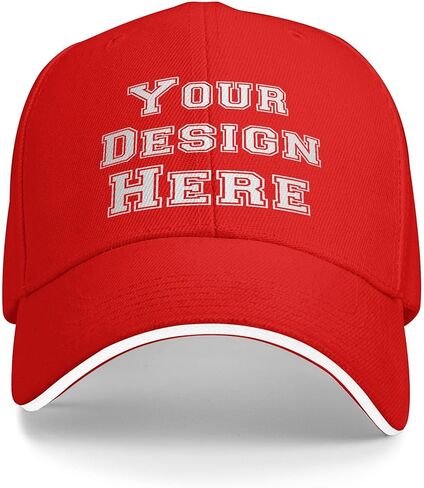 Bulk Custom Baseball Cap Design Your Own Photo/Text, Custom Hats Logo Personalized Baseball Cap Gift in Saudi Arabia