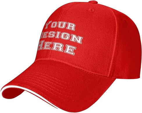 Bulk Custom Baseball Cap Design Your Own Photo/Text, Custom Hats Logo Personalized Baseball Cap Gift in Saudi Arabia